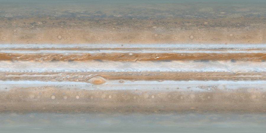 Jupiter — surface map