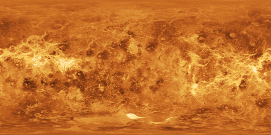 Venus — surface map